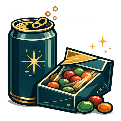 Soda and movie snacks
